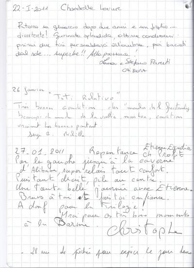 La Barme ice book 22-28 jan