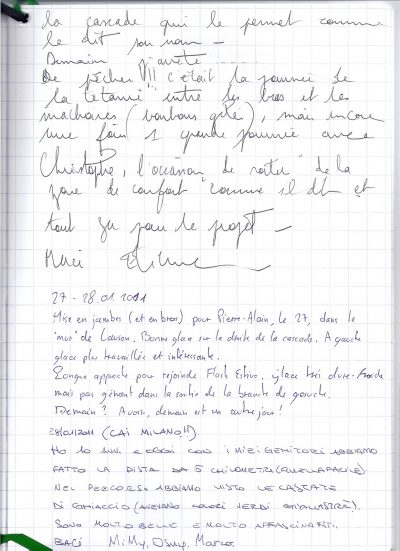 La Barme ice book 27/28 jan