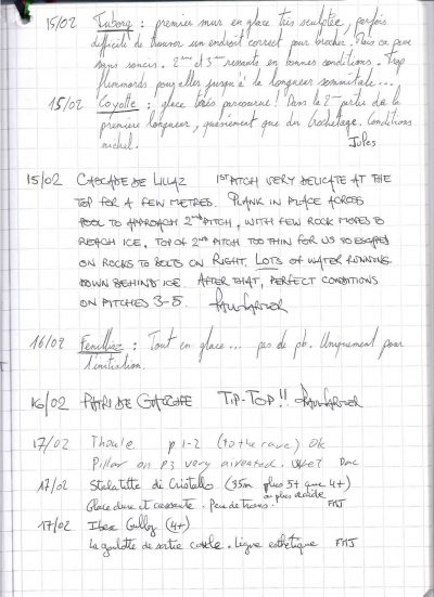 la barme ice book 17/02