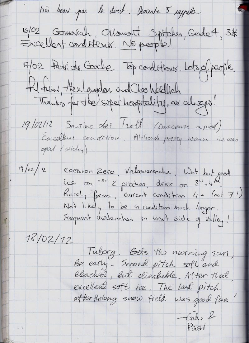 Ice book 21/02/12